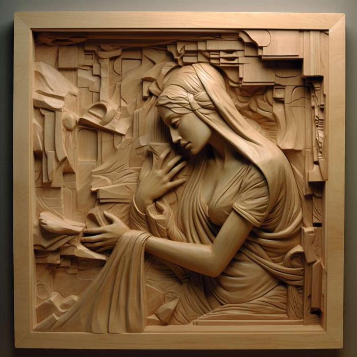 نموذج ثلاثي الأبعاد لآلة CNC 3D Art 